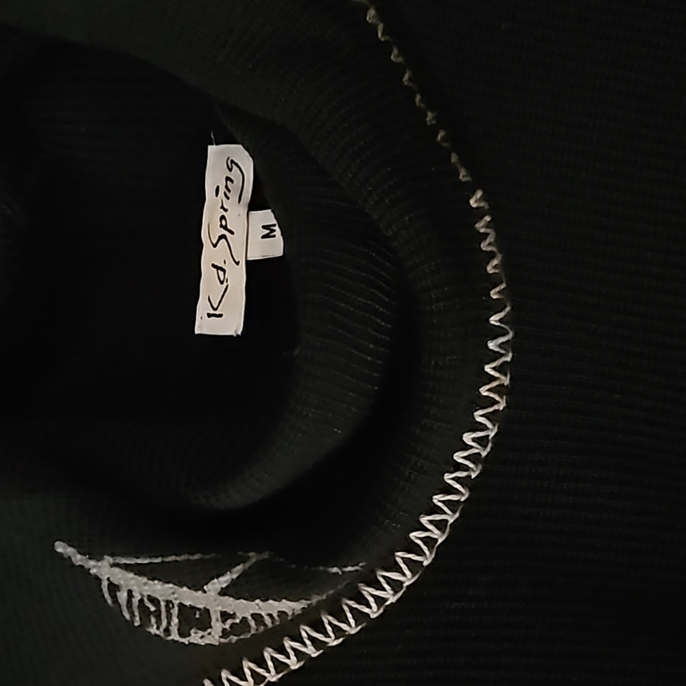K.d.spring vintage medium black turtle neck